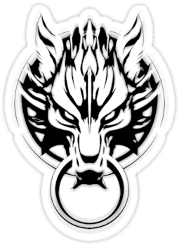 Final Fantasy Vii Logo Png - Fenrir Final Fantasy Png (375x360), Png Download