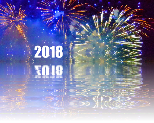 New Year - Happy New Year 2018 Images Hd (424x340), Png Download