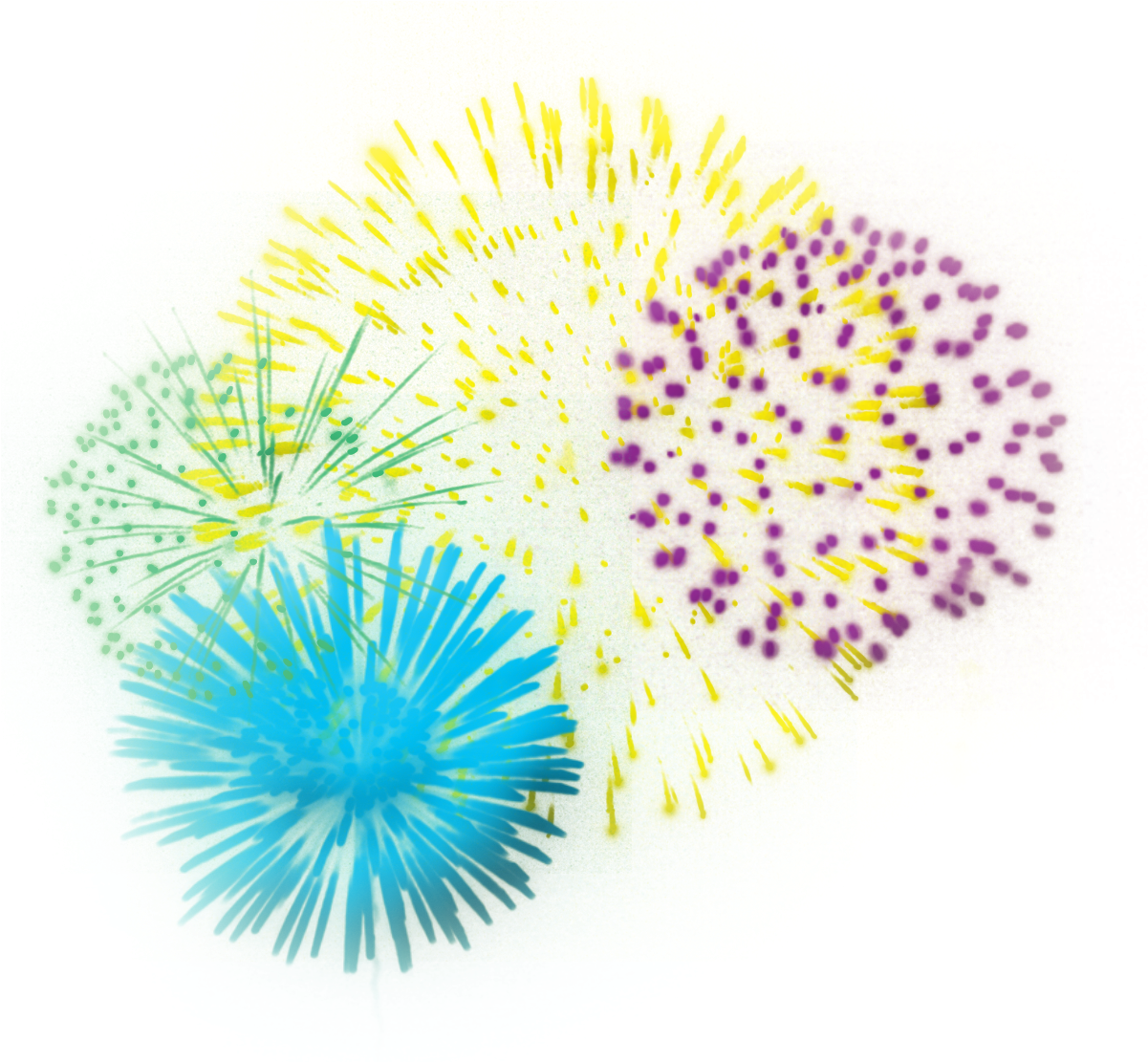 New Year Clipart Png - New Year Cracker Png (1200x1200), Png Download
