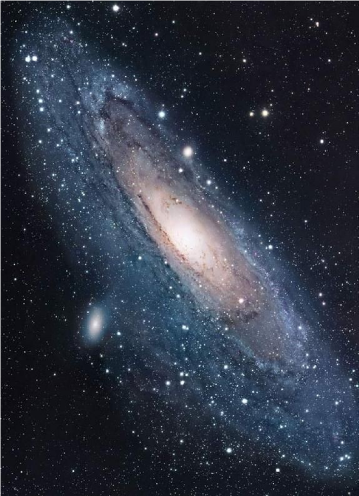 Png Black And White Download Galaxy Stars Effect Colors - Andromeda Galaxy (1024x1024), Png Download