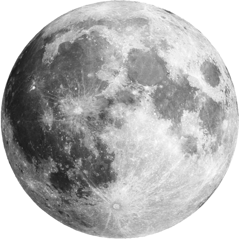 Moon No Background (800x800), Png Download