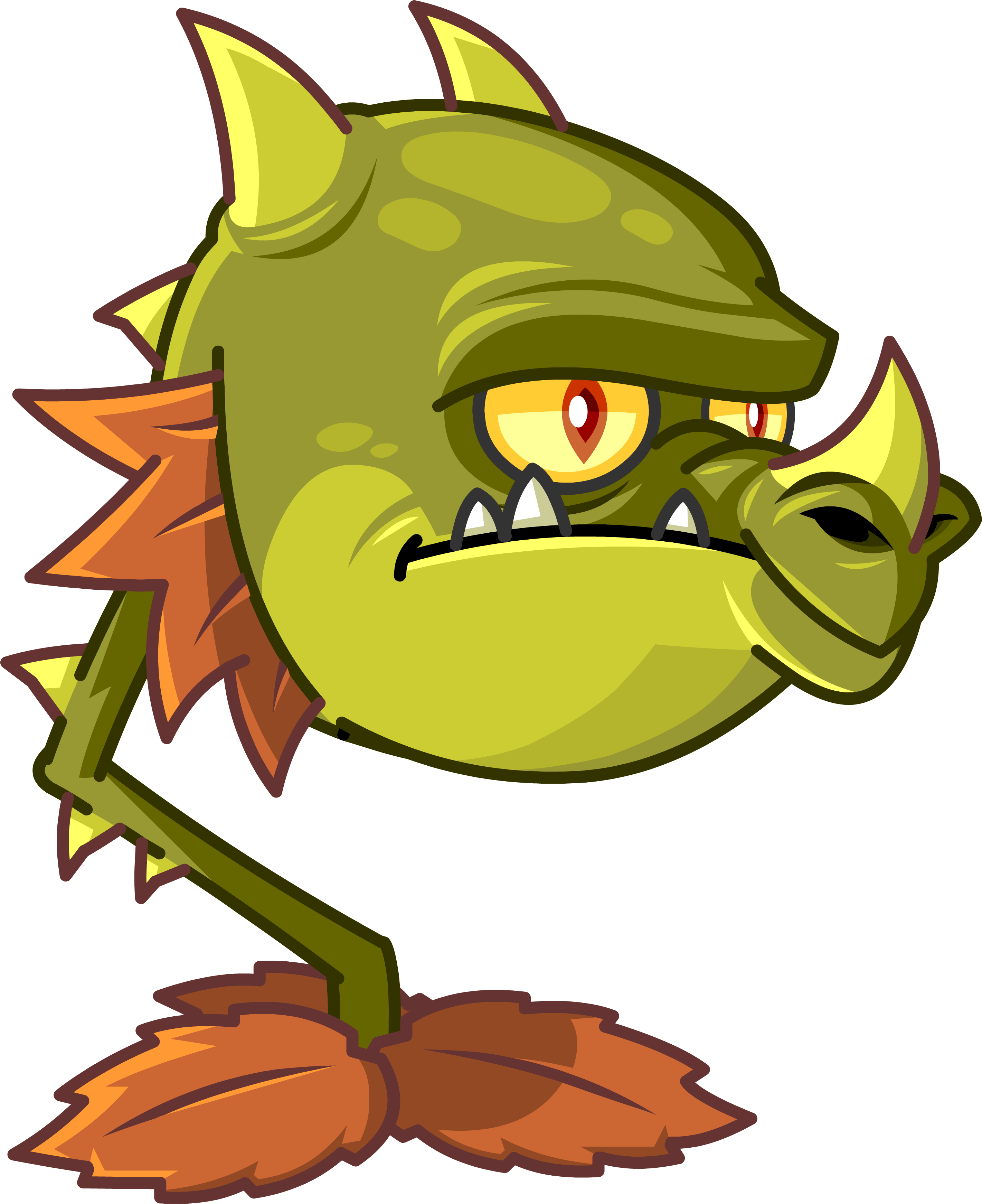 Characters Clipart Plants Vs Zombies - Plants Vs Zombies Plantas (2979x3612), Png Download