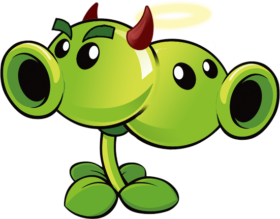 Zombies - Plants Vs Zombies 2 Peashooter Costume (551x431), Png Download