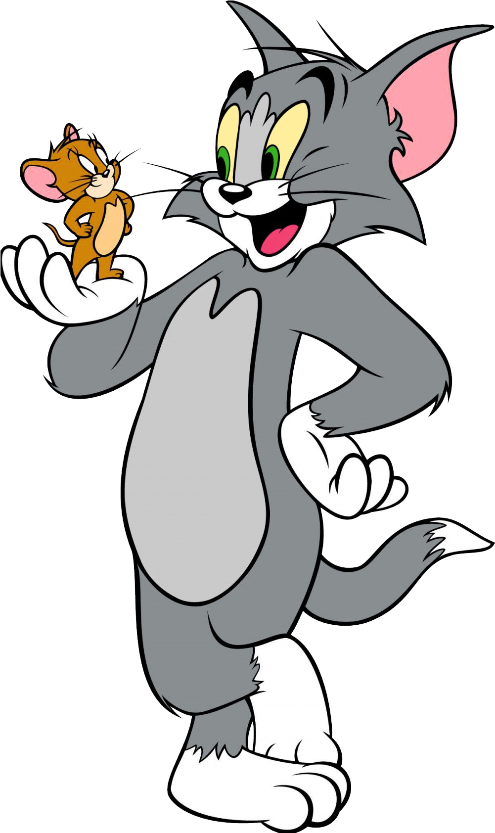 Tom And Jerry Png - Cartoon Characters Tom And Jerry (1200x1759), Png Download
