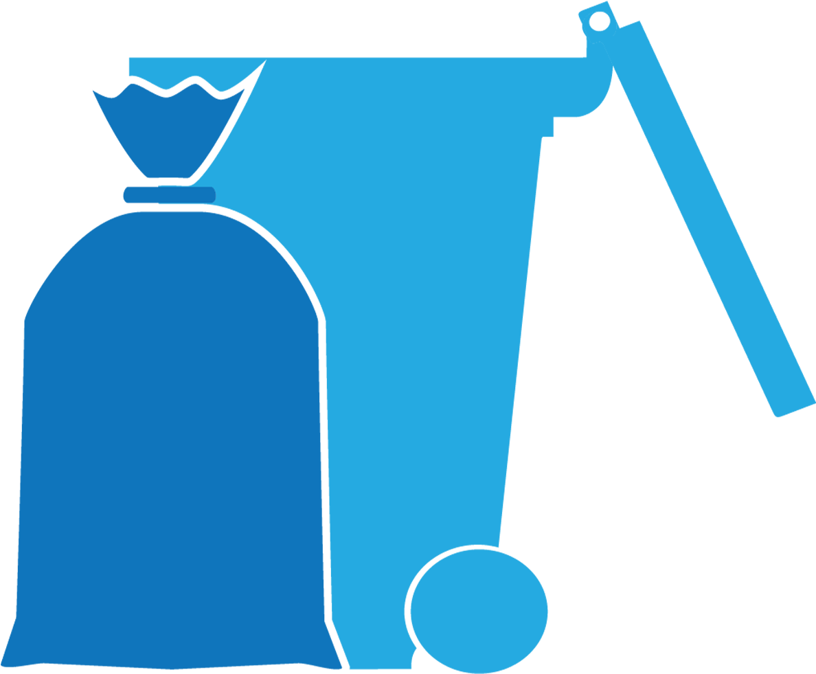 50 Gallon Cart - Bin Bag (1200x1200), Png Download