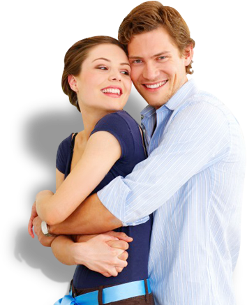 Couple Png Pic - Romantic Couple Transparent Png (354x437), Png Download