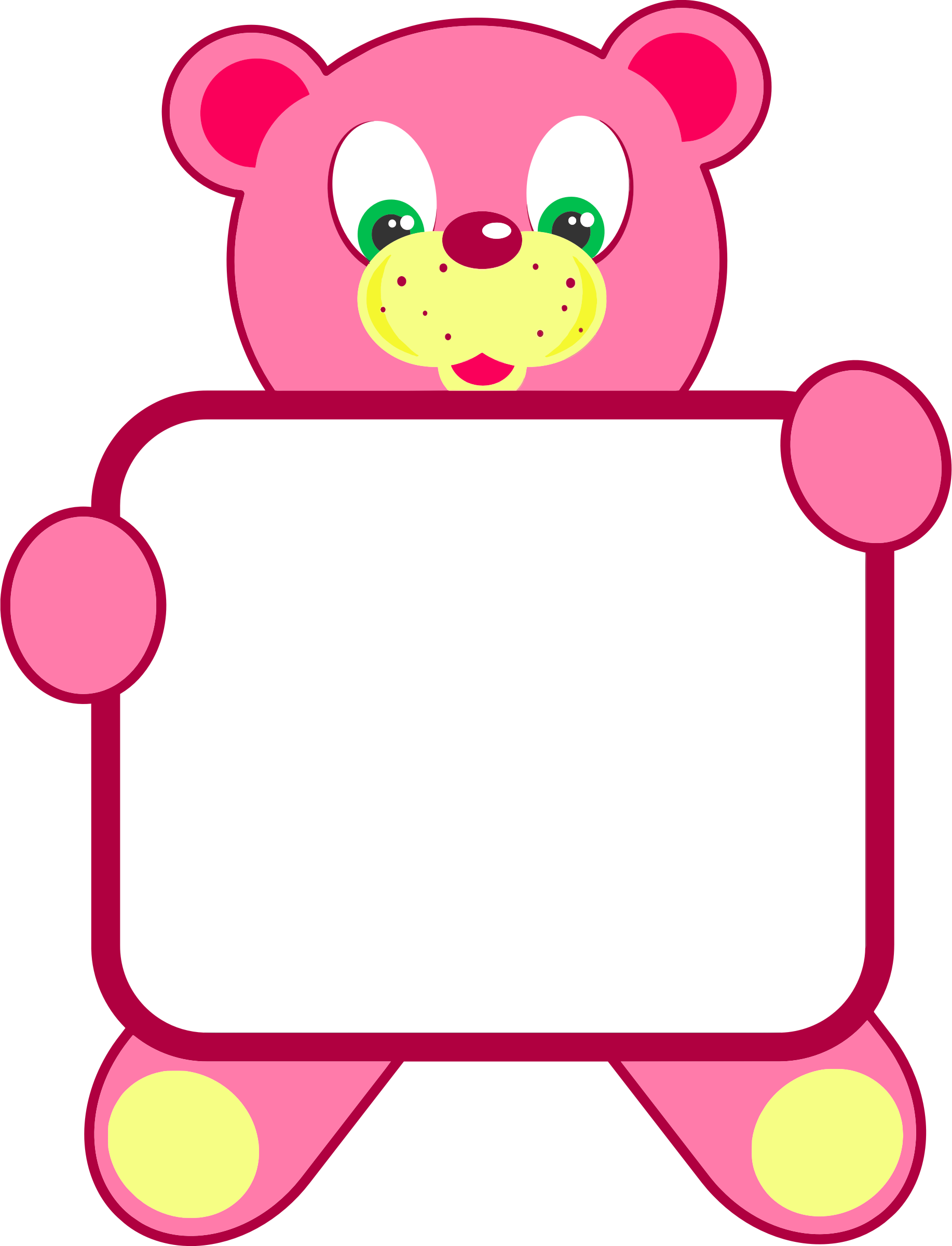 This Free Icons Png Design Of Teddy Bear Sign (1834x2400), Png Download
