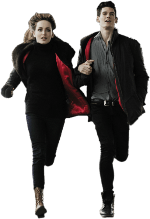Couple Running Together - Hum Of The Heart [book] (603x762), Png Download