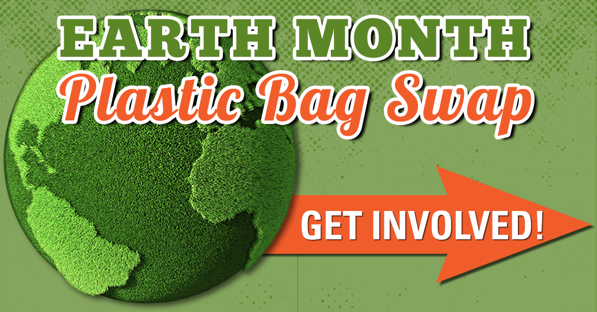 Earth Month Plastic Bag Swap - Grass (1200x627), Png Download