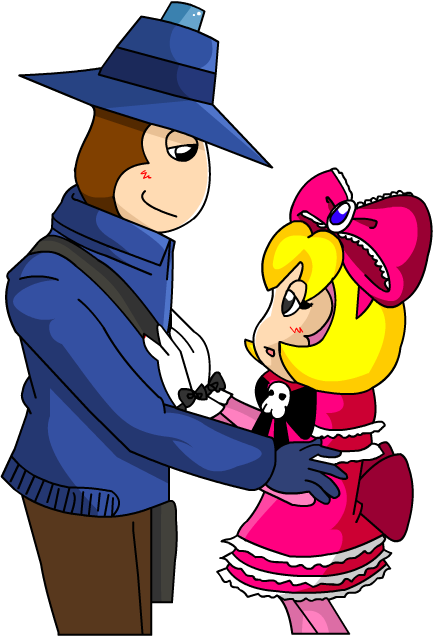 Ukki Bluexxukki Pink 2 By Ae Couples Club - Ape Escape Blue Monkey Pink Monkey (434x637), Png Download