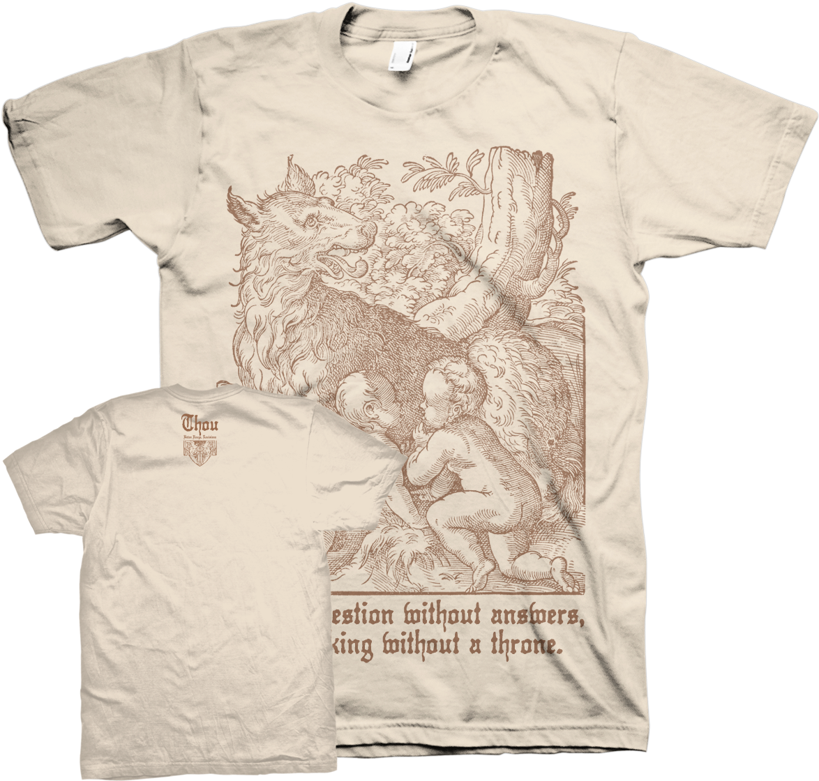 Thou "rhea Sylvia" Beige - Thou Shirt (1200x1200), Png Download