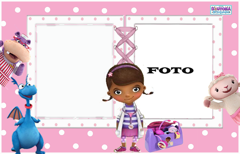Free Printable Invitation, Cards Or Photo Frames - Tarjetas De Invitación De La Doctora Juguete (794x510), Png Download