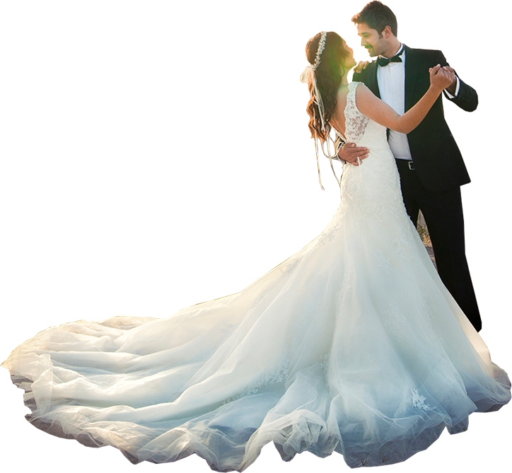 Social Media Marketing & Branding Company - Wedding Couple Images Png (724x669), Png Download