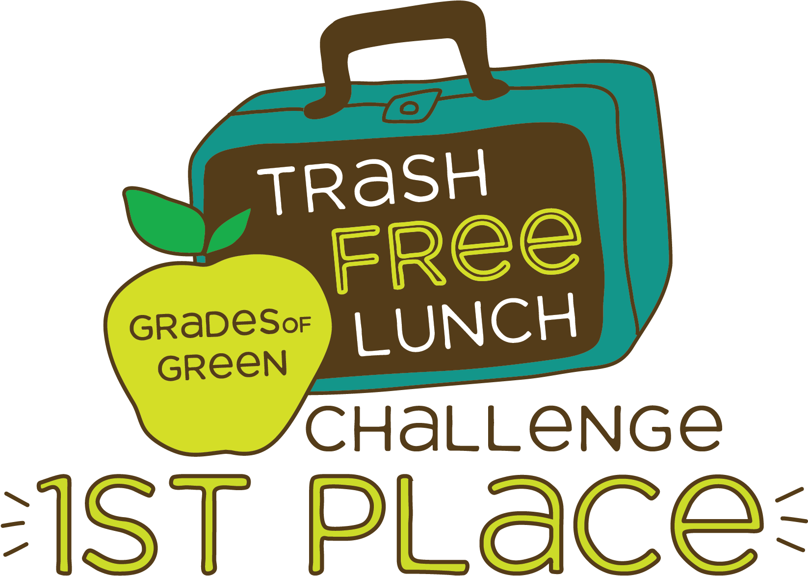 Congratulations 2016-2017 Trash Free Lunch Challenge - Granny Smith (1800x1200), Png Download
