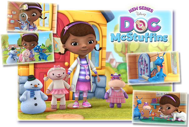 Sparky Animation Lent Its Creative Juices On A Work - Pack Of 2 12 Piece Doc Mcstuffin Puzzles (604x405), Png Download