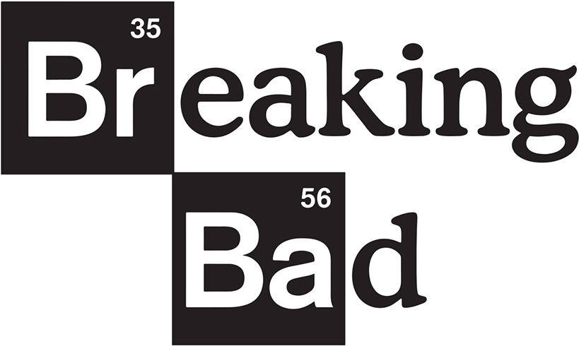 Breaking Bad Logo White (1200x715), Png Download