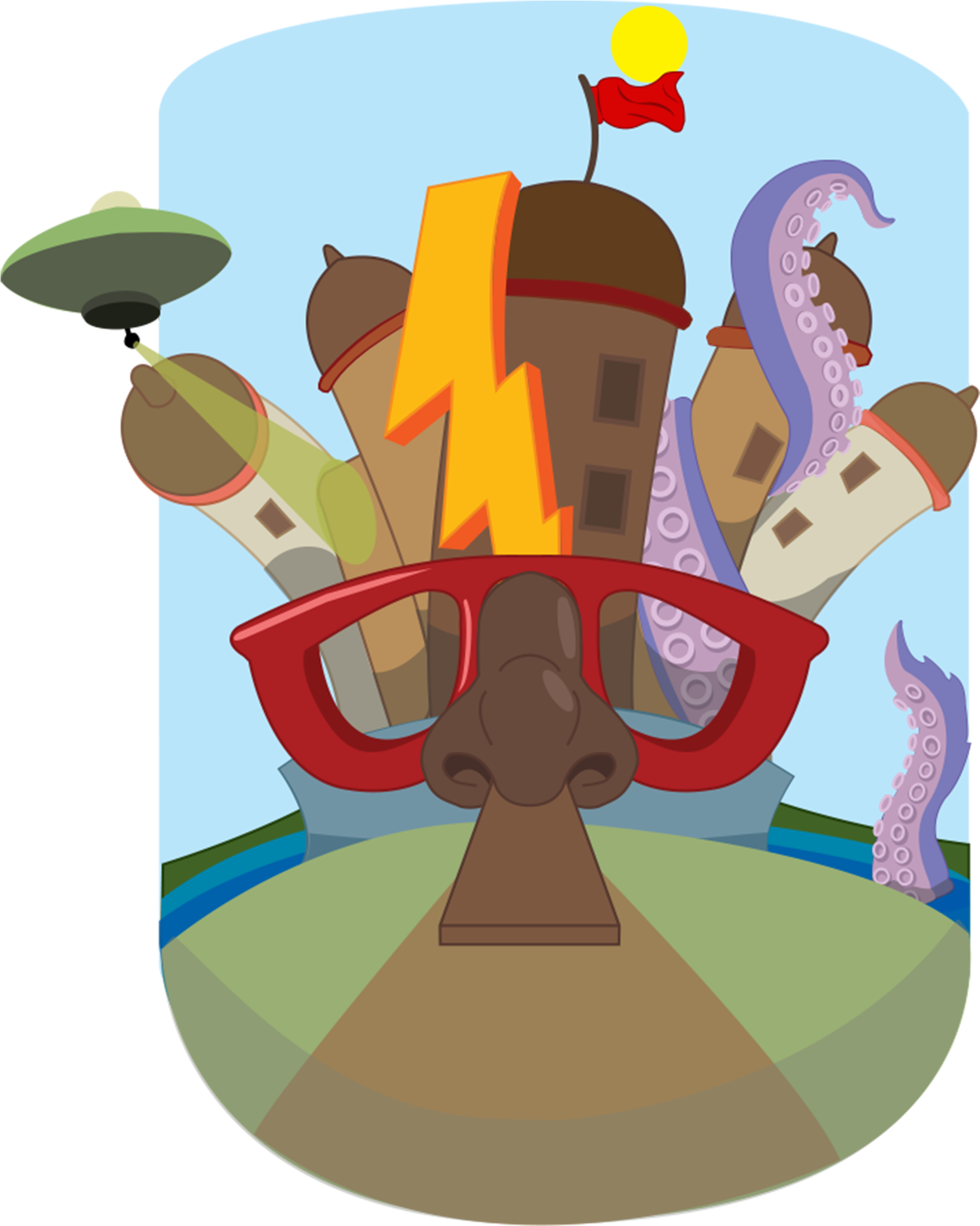 Vector Freeuse Download Seaweed Clipart Wavy - We're Back! A Dinosaur's Story (2048x2197), Png Download