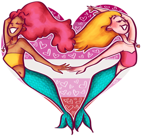 Some Lesbians For Mermay ✨✨ (500x500), Png Download