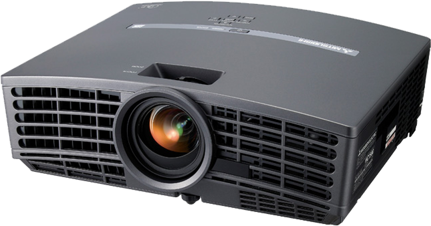 Movie Projector For Rent In Austin Texas From Austin - Mitsubishi Hc 1500 (864x792), Png Download