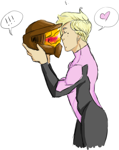I Half Assed The Undersuit And Lopez's Head But Hey - Cartoon (500x557), Png Download