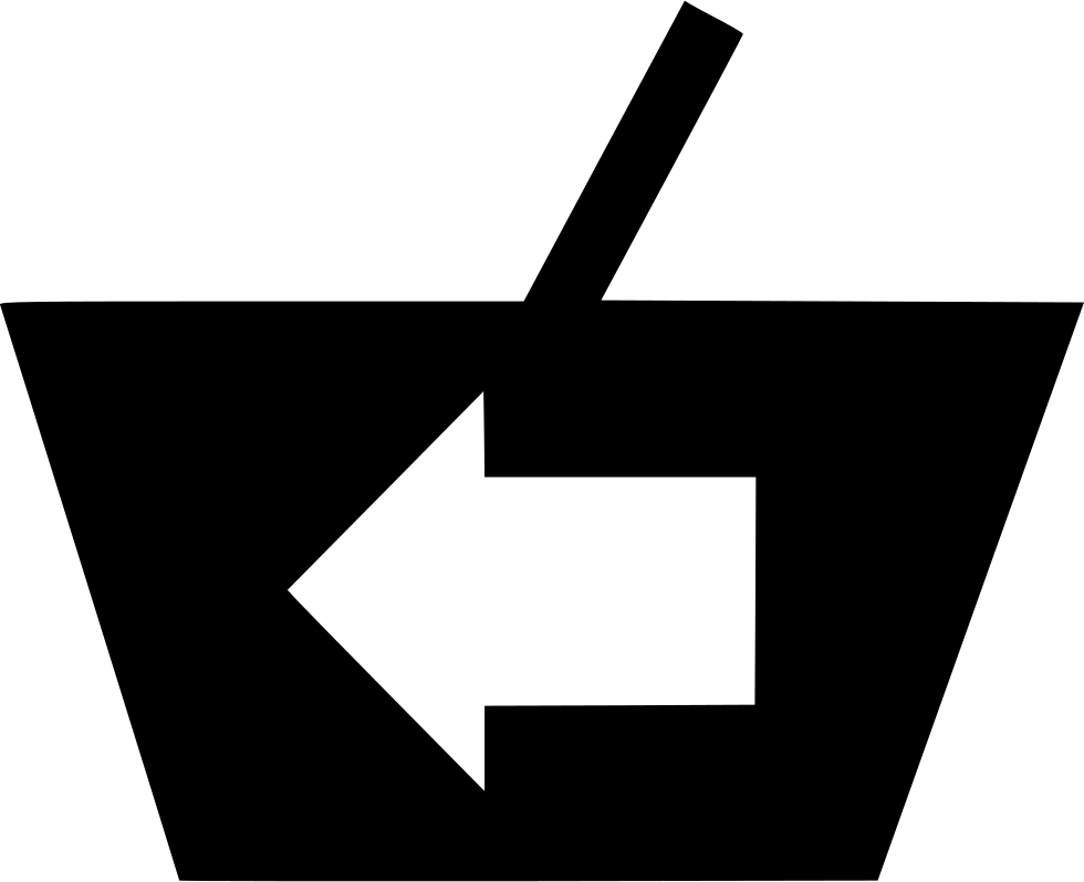 Back Hand Cart Shopping Sales Comments - Sign (980x798), Png Download