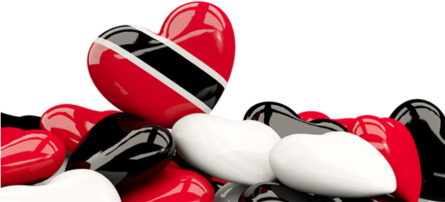 Illustration Of Flag Of Trinidad And Tobago - Iran Flag Heart (640x480), Png Download