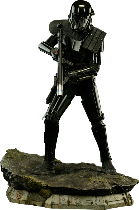 Death Trooper Specialist Premium Format™ Figure - Star Wars Rogue One Collectible (480x722), Png Download