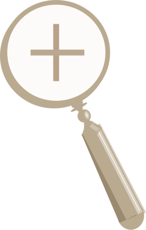 Round Magnifying Glass (600x944), Png Download