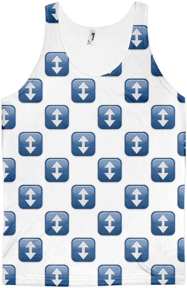 All Over Emoji Tank Top - Croatia World Cup Jersey 2006 (1000x1000), Png Download