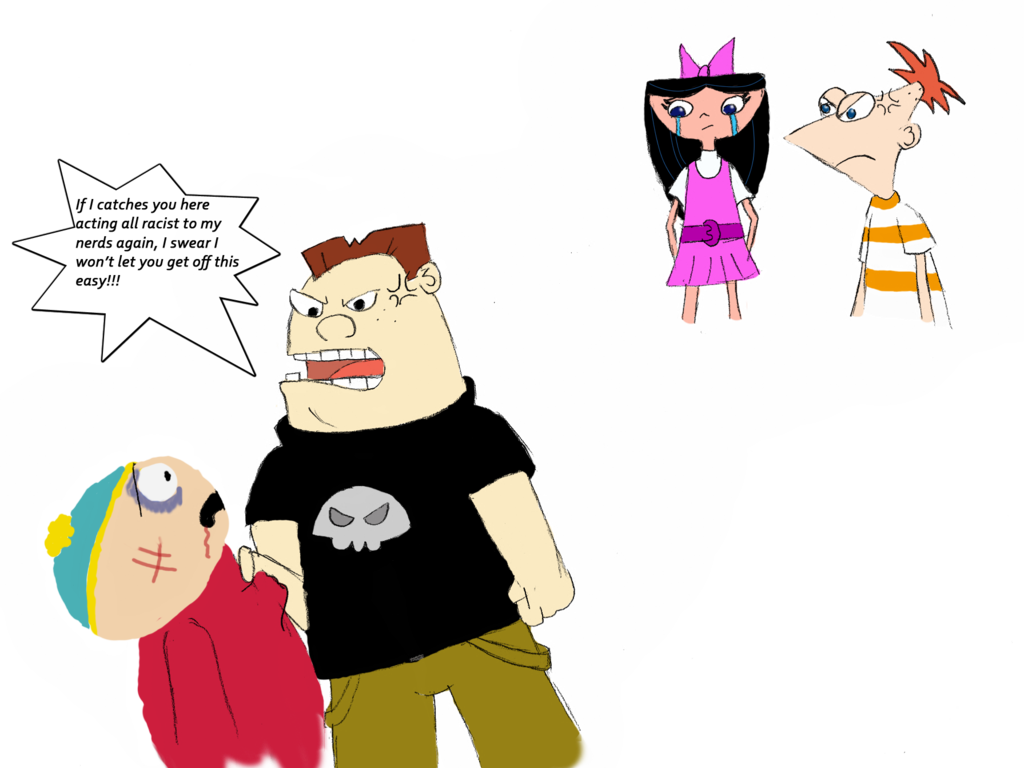 Cartman Drawing Painting Banner Freeuse Stock - Eric Cartman Vs (1024x768), Png Download