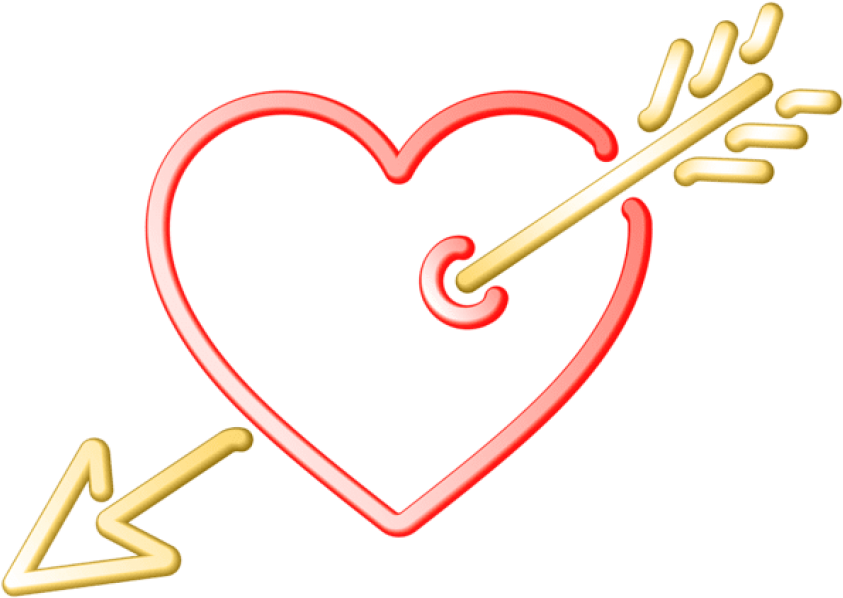Heart With Arrow Emoji Google Style Google Source - Heart & Arrow (850x601), Png Download