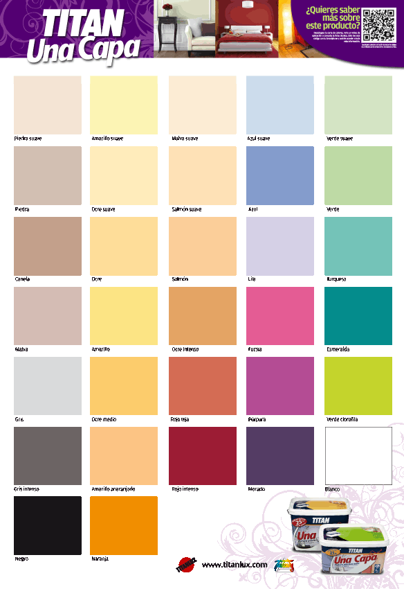 Pinturas Titan Una Capa (584x850), Png Download