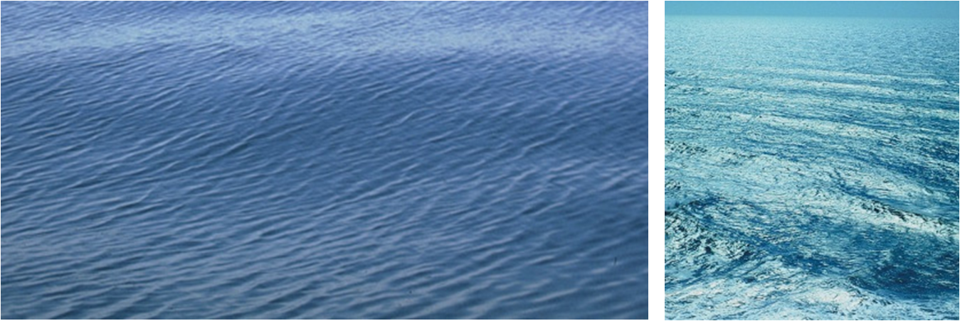 Wind And Swell Waves - Wind (1349x452), Png Download