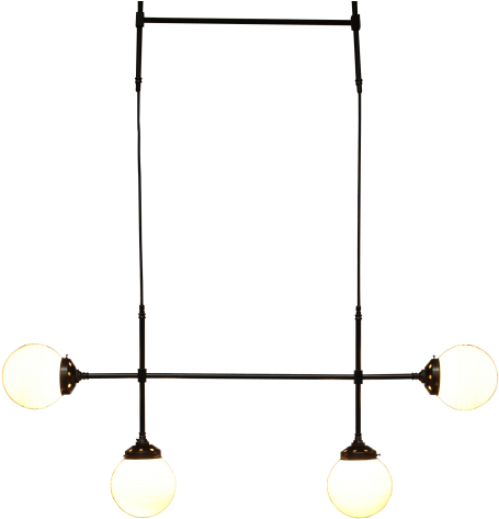 Glass Ball Junction Light - Ceiling Fixture (479x720), Png Download