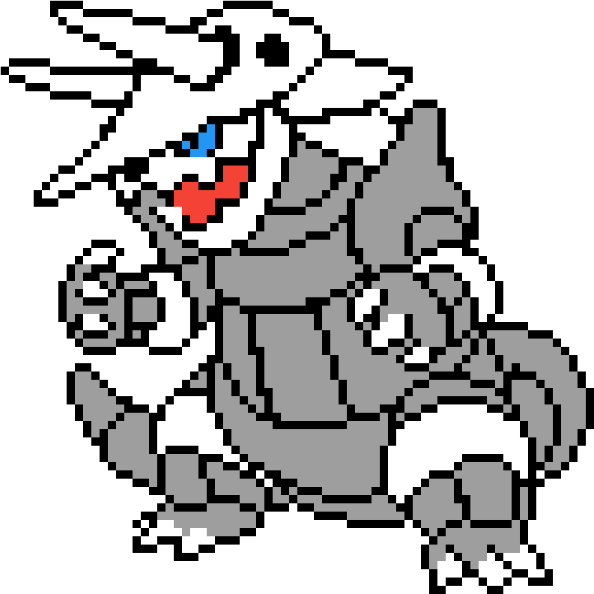 Aggron - Cartoon (1200x1200), Png Download