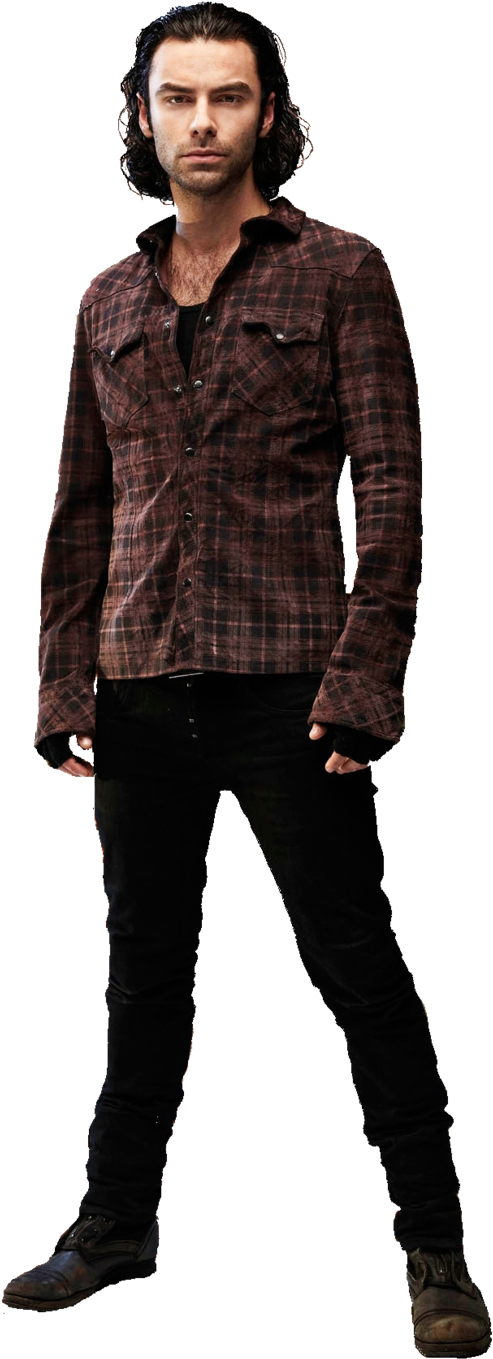 Aidan Turner As John Mitchell ❤❤❤ - Aidan Turner (558x1429), Png Download