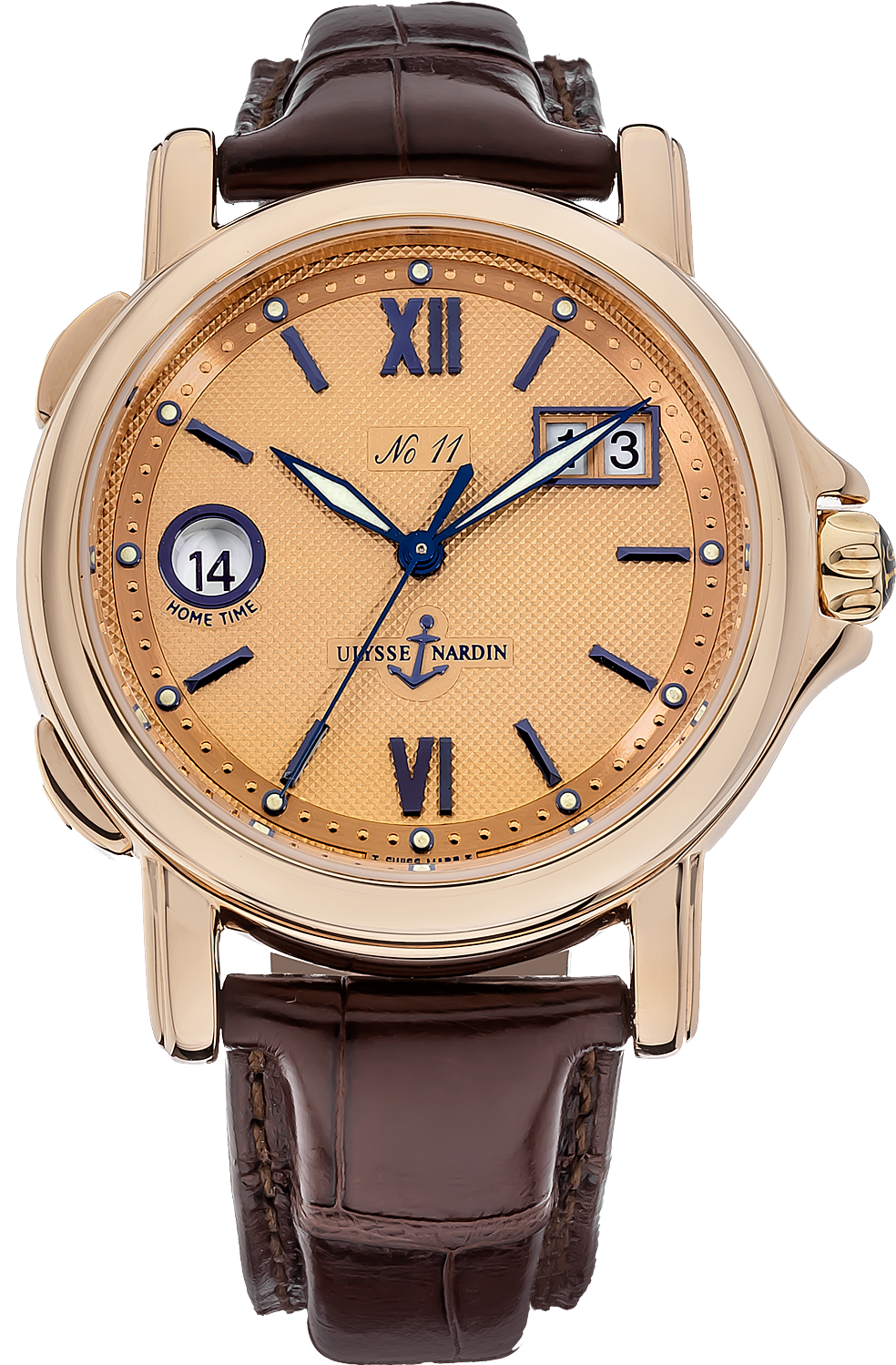 San Marco Gmt Rose Gold Automatic (1000x1500), Png Download