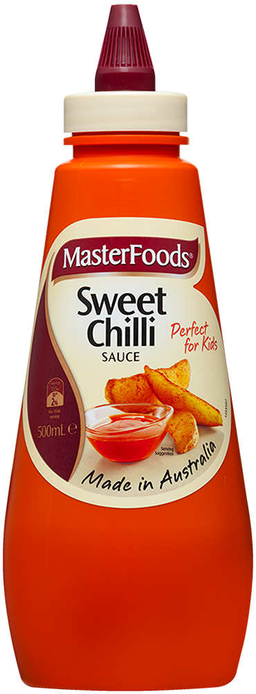 Sweet Chilli Sauce - Masterfoods Sweet Chilli Sauce (370x1000), Png Download