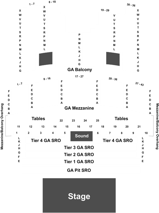Full Map - The Aztec Theatre (525x704), Png Download