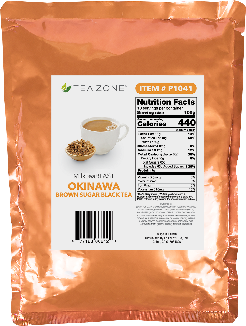 Tea Zone Milkteablast Okinawa Brown Sugar Powder , - Teazone Milkteablast Okinawa Brown Sugar Powder 2.2lbs (1500x1500), Png Download