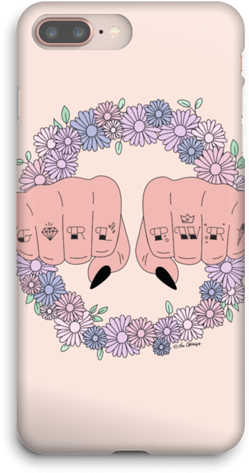 Girl Pwr Case Iphone 8 Plus - Girl Power (500x800), Png Download