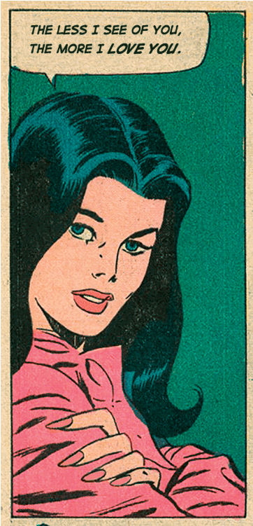 Click If You Love The Beauty Of - Pop Art Vintage Comics (500x750), Png Download