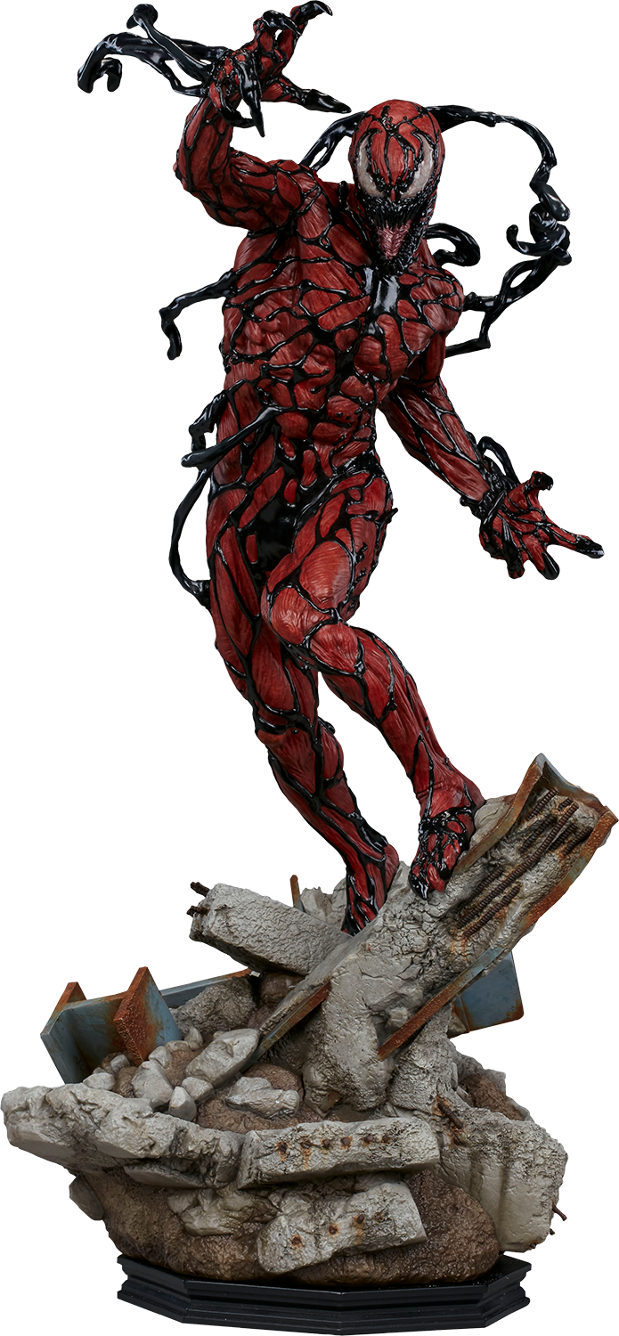 Carnage Premium Format Statue - Carnage Premium Format (695x1500), Png Download