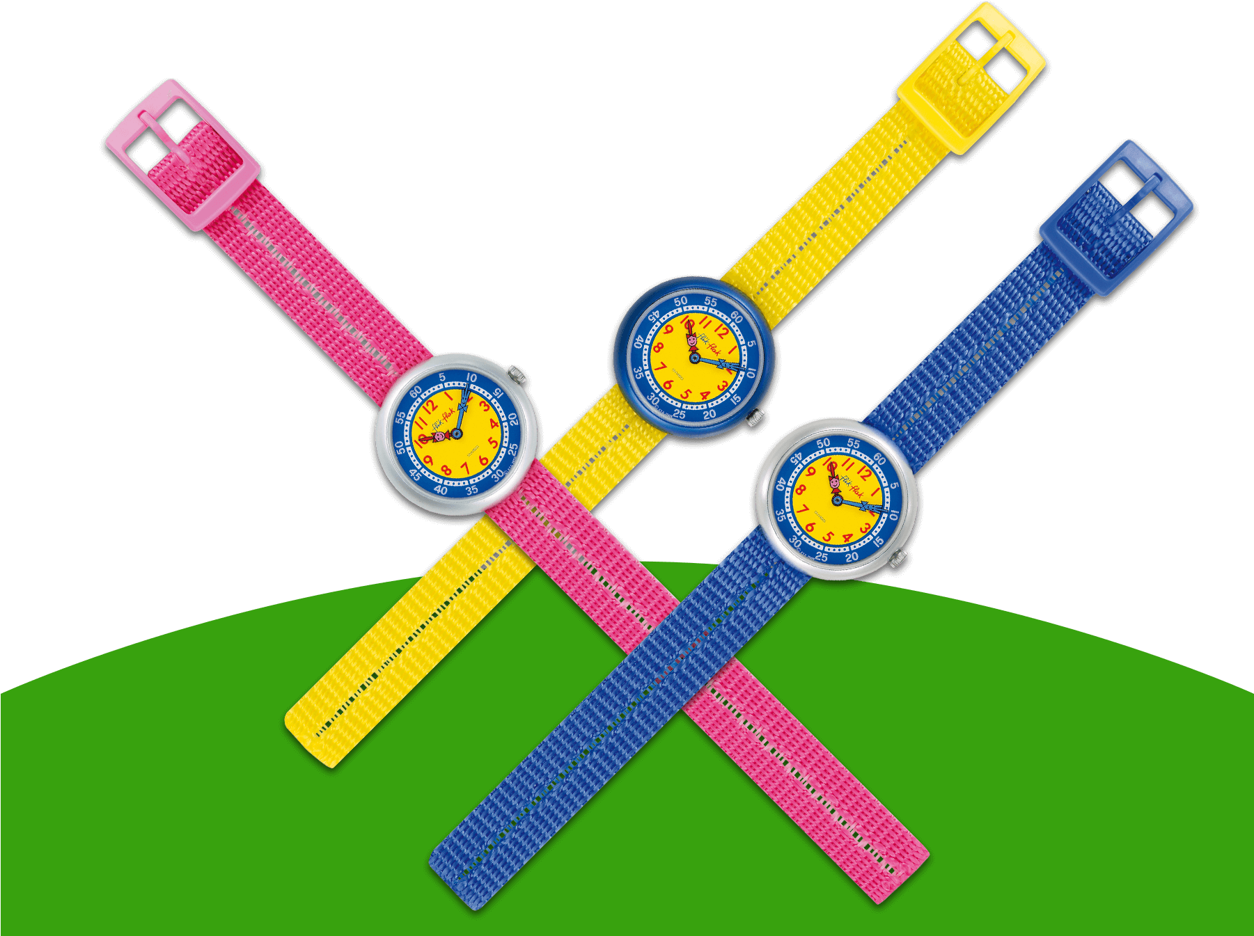 Flik Flak's Entire Brand Life Is Expressed In The Word - Analog Watch (1800x1377), Png Download