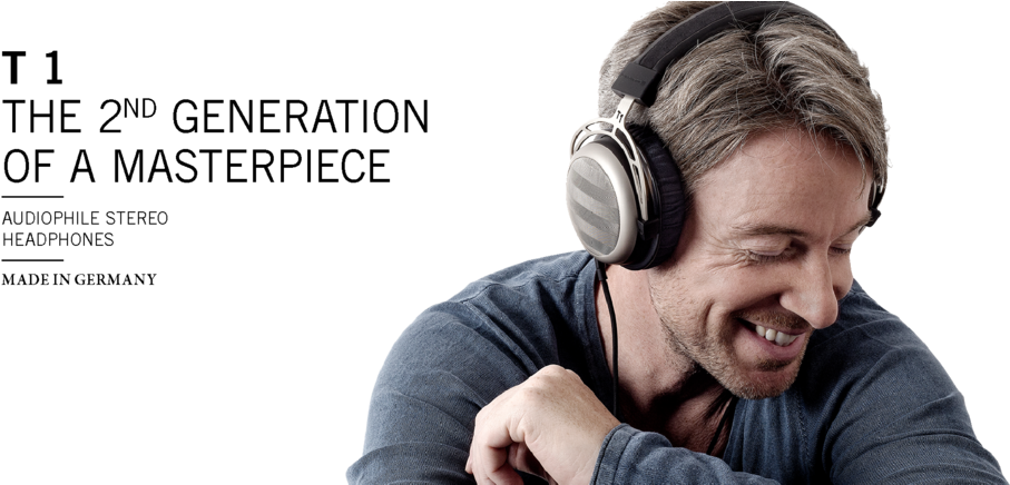 This Intensely Innovative German Company Has Been Making - Beyerdynamic 713805 T1 Generation 2 Headphones (1000x435), Png Download