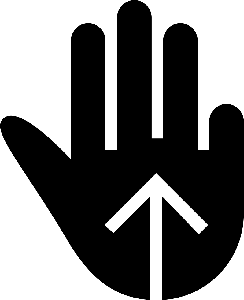 Three Fingers Swipe Up Gesture Comments - Gesture (798x980), Png Download