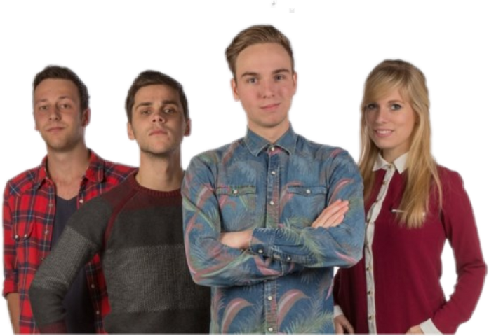 Dylan Haegens En Zijn Team (697x480), Png Download