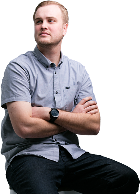 Matt Nelson - Sitting (475x664), Png Download