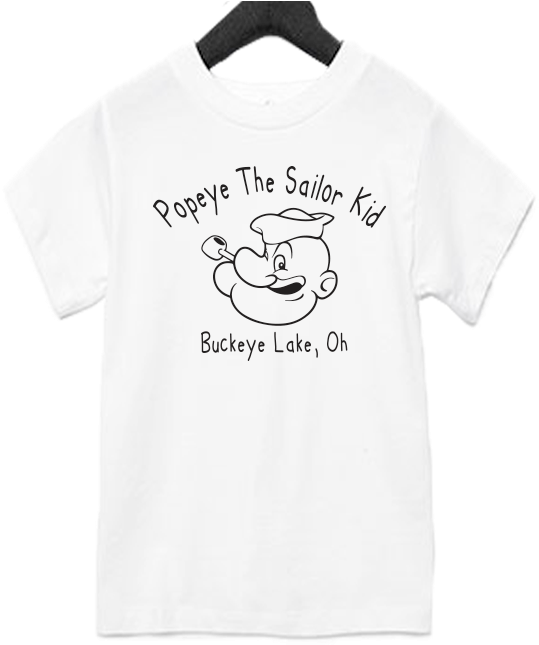 Popeye Sailor Kid Toddler Tee Shirt - Fundraising (540x685), Png Download
