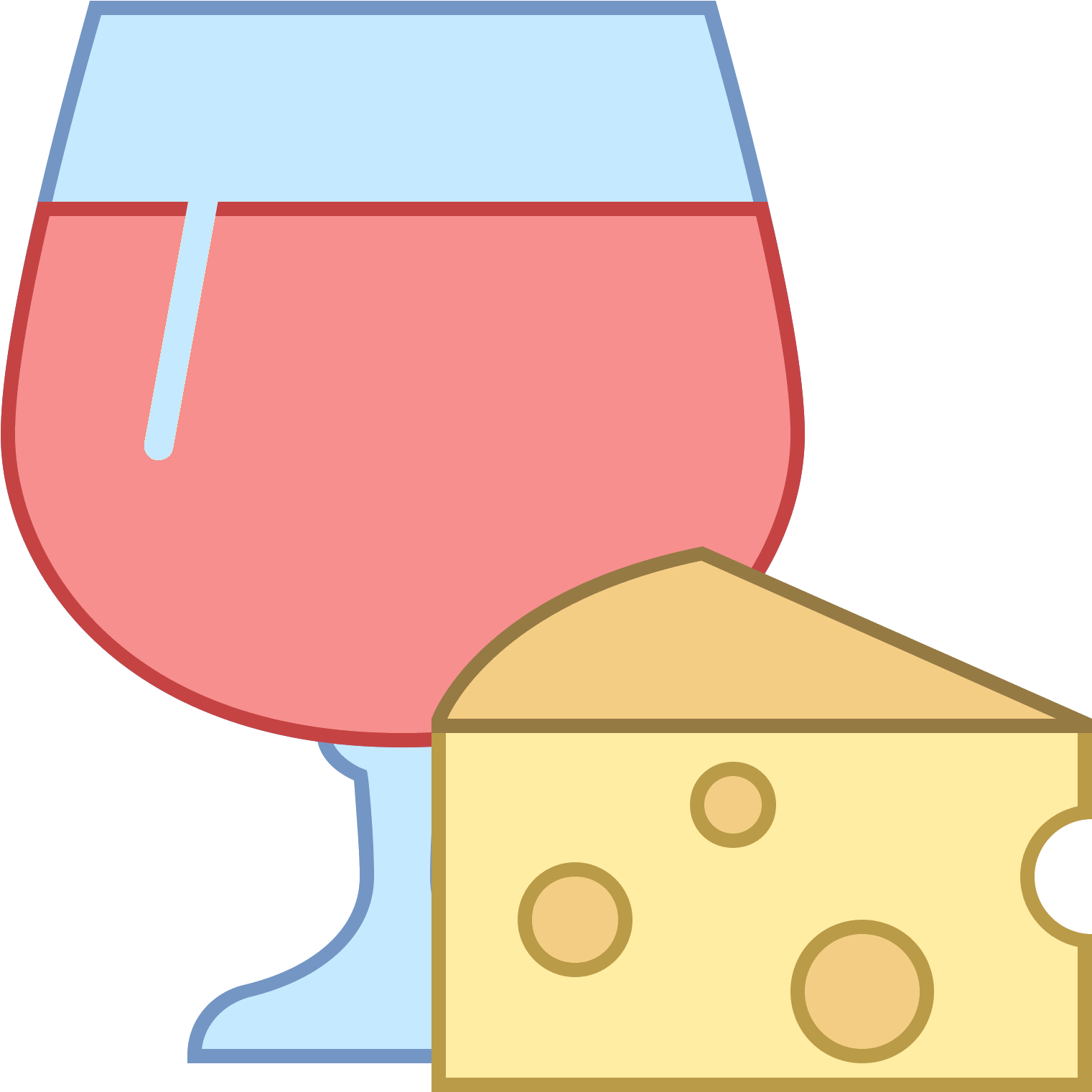 Food And Wine Icon (1600x1600), Png Download